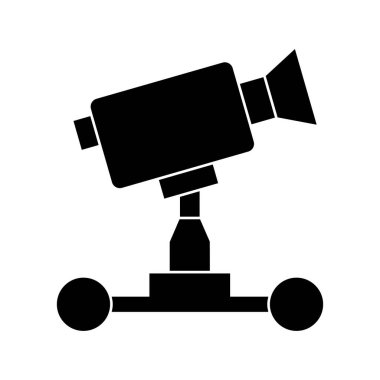 Film kamerası izole edilmiş vektör simgesi kolayca değiştirilebilir veya düzenlenebilir