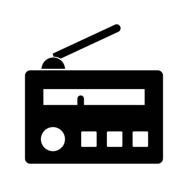 Kolayca değiştirebilen ya da düzenleyebilen izole edilmiş vektör simgesi ses yayını