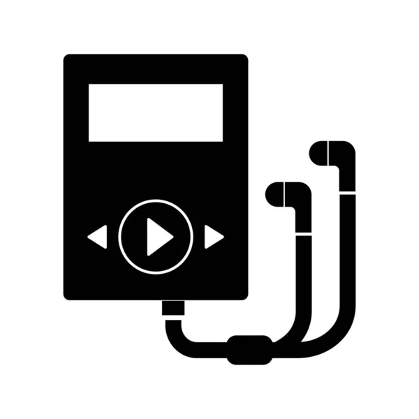 Изолированный Векторный Значок Walkman Который Легко Изменять Редактировать — стоковый вектор