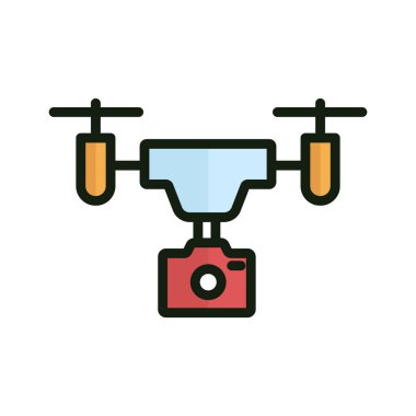 360 dron izole edilmiş Vektör simgesi kolayca düzenlenebilir ya da değiştirilebilir