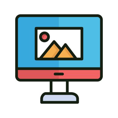 Kolayca düzenleyebilen ve düzenleyebilen izole edilmiş vektör simgesi değiştiriliyor