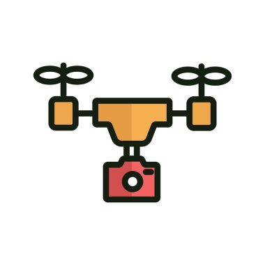 360 dron izole edilmiş Vektör simgesi kolayca düzenlenebilir ya da değiştirilebilir