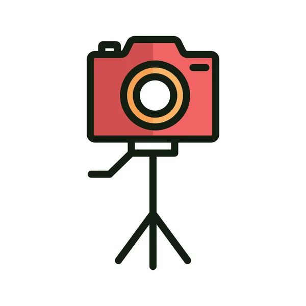 Camera Monopods Isolated Vector Icon Which Can Easily Modify Edit — Stock Vector