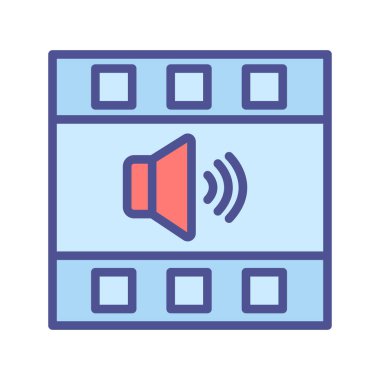 Kolayca değiştirebilen ya da düzenleyebilen izole edilmiş ses şarkısı Vector simgesi