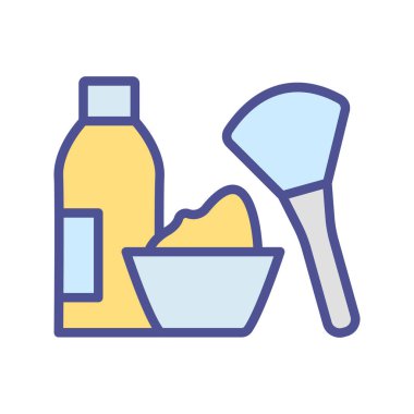 Kozmetik İzole Vektör simgesi Kolayca değiştirilebilir veya düzenlenebilir