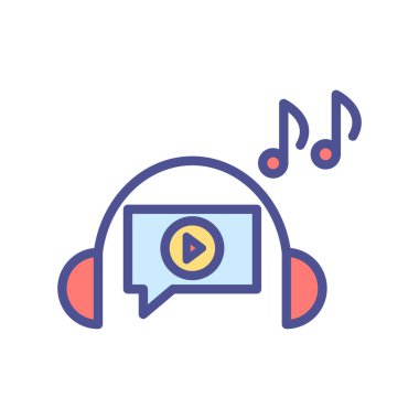 Kolayca düzenleyebilen ve düzenleyebilen Ses İzole Vektörü simgesi