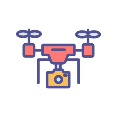  360 dron izole edilmiş Vektör simgesi kolayca düzenlenebilir ya da değiştirilebilir