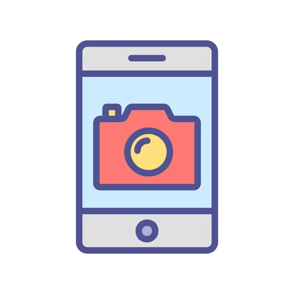 Compact Camera Isolated Vector Icon Which Can Easily Modify Edit — Stock Vector