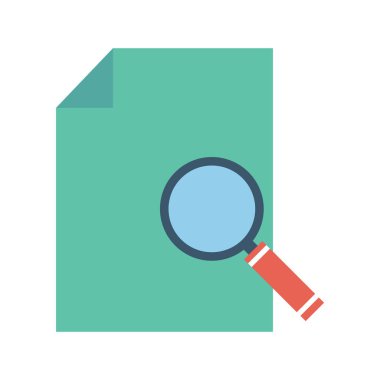 Kolayca düzenleyebilen ve düzenleyebilen Dosya Tarama Renk Vektörü Simgesi