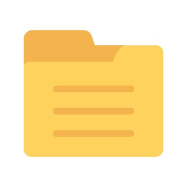 Kolayca düzenleyebilen veya düzenleyebilen Veri Dizini Renk Vektörü Simgesi