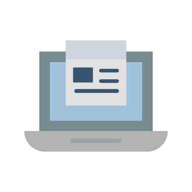 Çevrimiçi belgeler izole edilmiş Vektör simgesi kolayca düzenlenebilir ya da değiştirilebilir