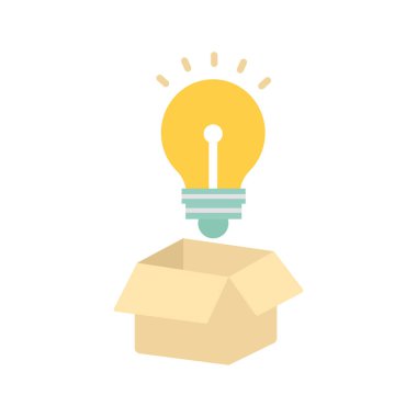 Karton kutu izole edilmiş Vektör simgesi kolayca düzenleyebilir ya da değiştirebilir