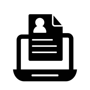 Çevrimiçi belgelerdeki izole edilmiş vektör simgesi kolayca düzenlenebilir ya da değiştirilebilir