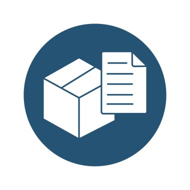 Kargo ayrıntısı izole edilmiş Vektör simgesi kolayca düzenlenebilir ya da değiştirilebilir