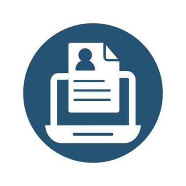 Çevrimiçi belgelerdeki izole edilmiş vektör simgesi kolayca düzenlenebilir ya da değiştirilebilir