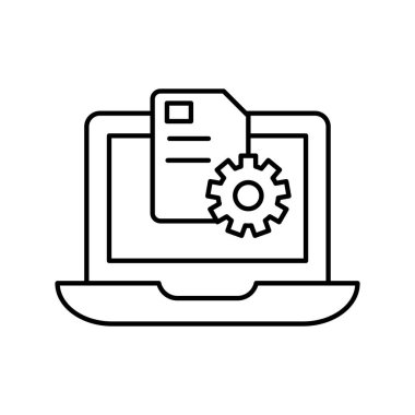 Çevrimiçi izole edilmiş vektör simgesini ayarlayan ve kolayca düzenleyebilen belgeler