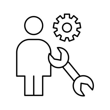 Kolayca değiştirebilen ya da düzenleyebilen Beyin Fırtınası İzole Vektör simgesi