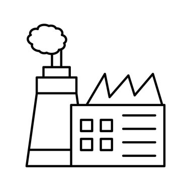 Kolayca değiştirebilen ya da düzenleyebilen Fabrika İzole Vektör simgesi