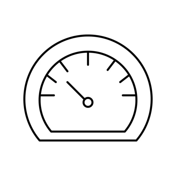 Comprobador Velocidad Icono Vector Aislado Que Puede Modificar Editar Fácilmente — Archivo Imágenes Vectoriales