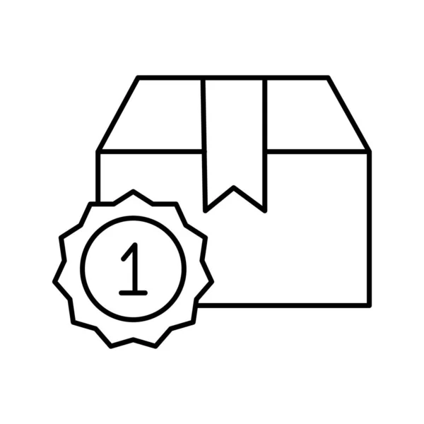 Classificação Caixa Entrega Ícone Vetor Isolado Que Pode Facilmente Modificar —  Vetores de Stock