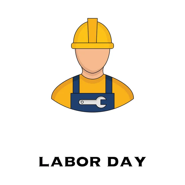 Labor Day Isolated Vector Icon Which Can Easily Modify Edit — Stock Vector