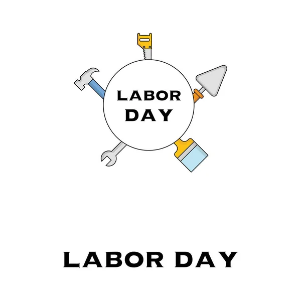 Labor Day Isolated Vector Icon Which Can Easily Modify Edit — Stock Vector