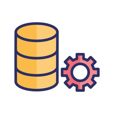 Kolayca değiştirebilen ya da düzenleyebilen büyük veri geliştirme izole edilmiş vektör simgesi