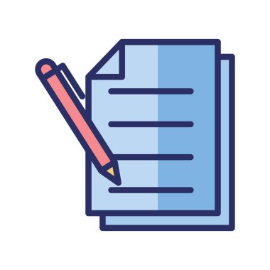  Kolayca değiştirebilen ya da düzenleyebilen izole edilmiş vektör simgesi günlüğü