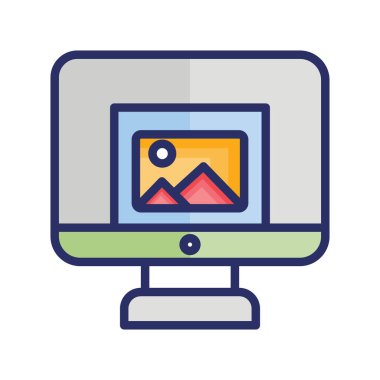 Dijital ortam izole edilmiş Vektör simgesi kolayca düzenleyebilir ya da değiştirebilir