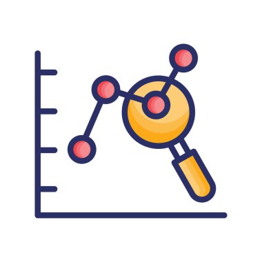 İş tahminleri izole edilmiş vektör simgesi kolayca düzenlenebilir veya düzenlenebilir