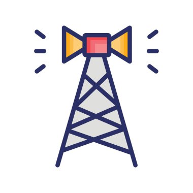 Reklam sistemi izole edilmiş vektör simgesi kolayca düzenlenebilir ya da değiştirilebilir