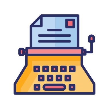 Kolayca düzenleyebilen ya da düzenleyebilen haber yazma izole edilmiş Vektör simgesi