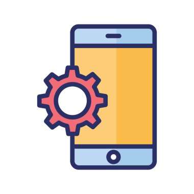 Pazarlama mekanizması izole edilmiş Vektör simgesi kolayca değiştirebilir veya düzenleyebilir