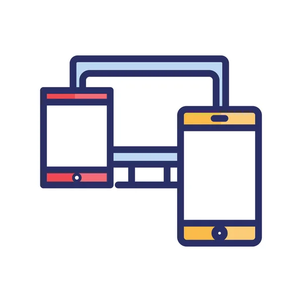 Digital Devices Isolated Vector Icon Which Can Easily Modify Edit — Stock Vector