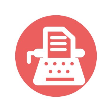 Kolayca düzenleyebilen ya da düzenleyebilen haber yazma izole edilmiş Vektör simgesi