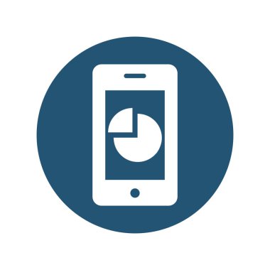 Veri analizi izinde izole edilmiş vektör simgesi kolayca değiştirilebilir ya da düzenlenebilir