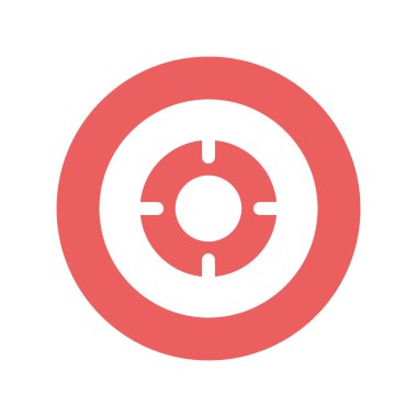 Reklamcılık kolayca düzenleyebilen ve düzenleyebilen izole edilmiş Vektör simgesini hedefler