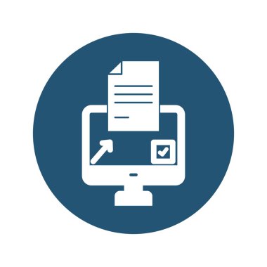 Kolayca düzenleyebilen ya da düzenleyebilen haber yazma izole edilmiş Vektör simgesi