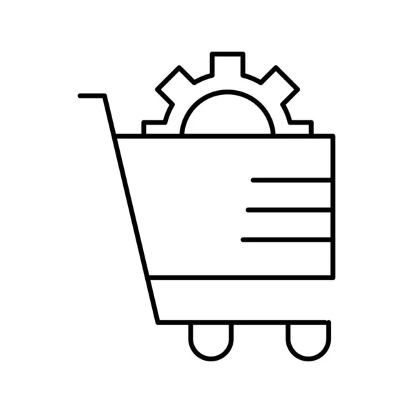 Ecommerce Solutions Isolated Vector Icon Which Can Easily Modify Edit — Stock Vector