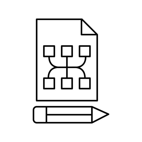 Content Management Isolated Vector Icon Which Can Easily Modify Edit — Stock Vector