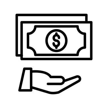 Kolayca değiştirebilen ya da düzenleyebilen Commision izole edilmiş Vektör simgesi