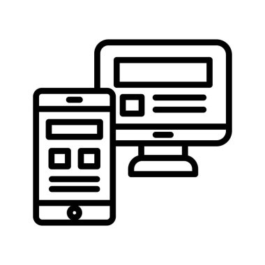 İçerik geliştirme izole edilmiş vektör simgesi kolayca düzenlenebilir ya da düzenlenebilir