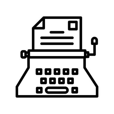 Kolayca düzenleyebilen ya da düzenleyebilen haber yazma izole edilmiş Vektör simgesi