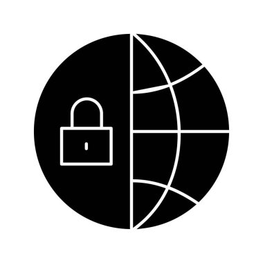 Kolayca düzenleyebilen ve düzenleyebilen Bilgisayar Güvenlik Vektörü simgesi