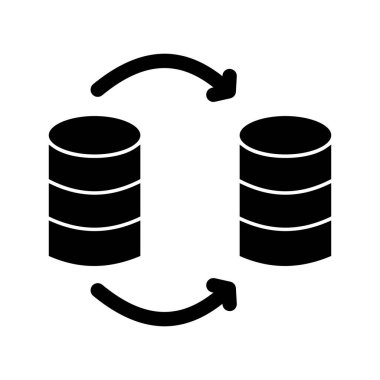 Kolayca düzenleyebilen ve düzenleyebilen Veri İletişim Vektörü simgesi