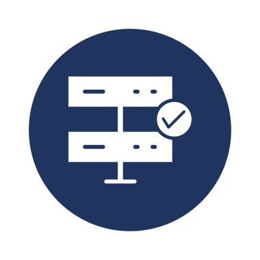 Kolayca düzenleyebilen ve düzenleyebilen Veri Onayı Vektörü simgesi