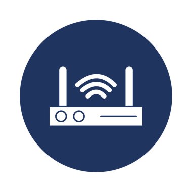 Kolayca değiştirebilen ya da düzenleyebilen İnternet bağlantısı Vektör simgesi