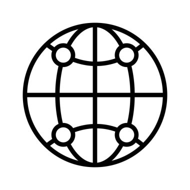 Kolayca düzenleyebilen veya düzenleyebilen iletişim düğümleri Vektör simgesi