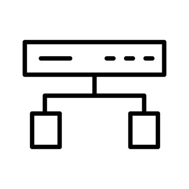 Kolayca değiştirebilen ya da düzenleyebilen büyük veri vektörü simgesi