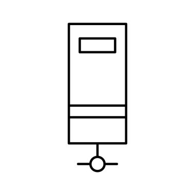 Kolayca değiştirebilen ya da düzenleyebilen büyük veri vektörü simgesi